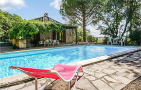 Awesome home in Caux with Outdoor swimming pool and 3 Bedrooms